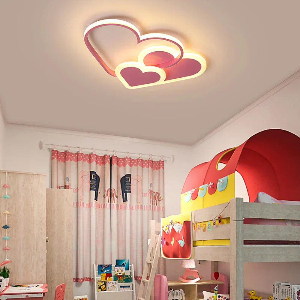 MeadowGlow | Kolorowa lampa sufitowa LED do pokoju dziecięcego z wieloma punktami świetlnymi