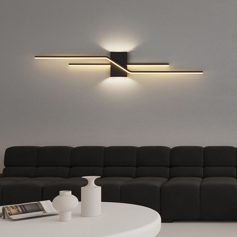 Minimalistyczny Kinkiet Ścienny LED | Liniowa Lampa z Funkcją Ściemniania
