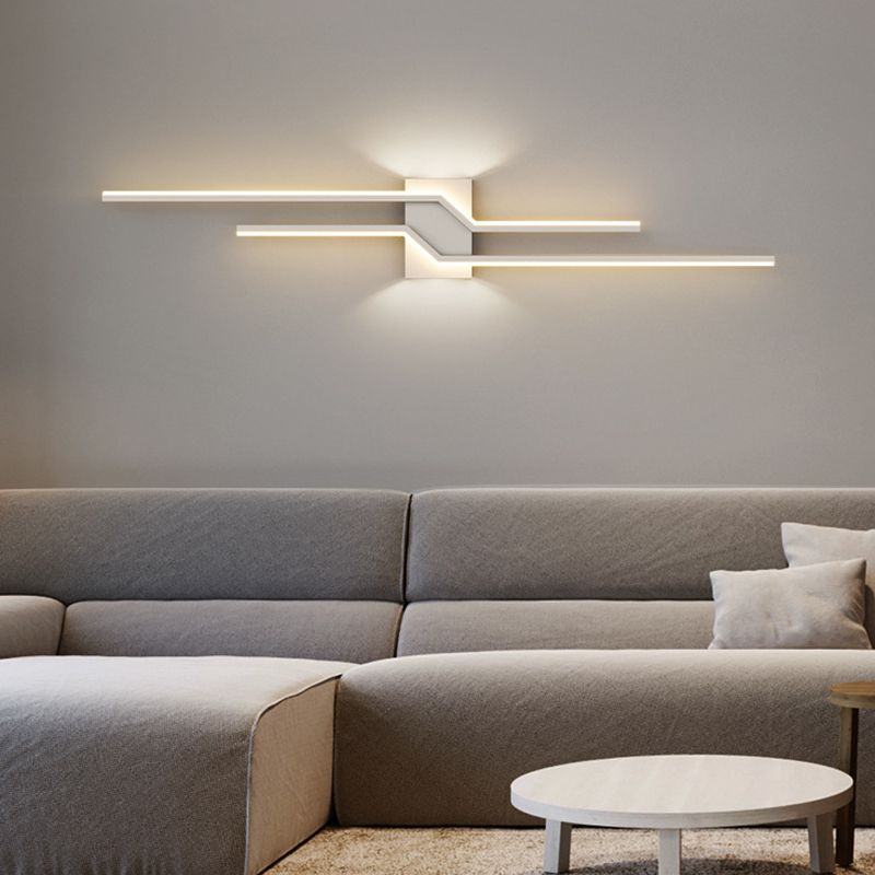 Minimalistyczny Kinkiet Ścienny LED | Liniowa Lampa z Funkcją Ściemniania