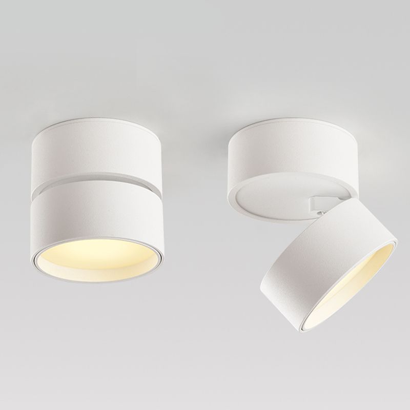 Novak | Cylindryczna lampa sufitowa LED typu spotlight do salonu i korytarza
