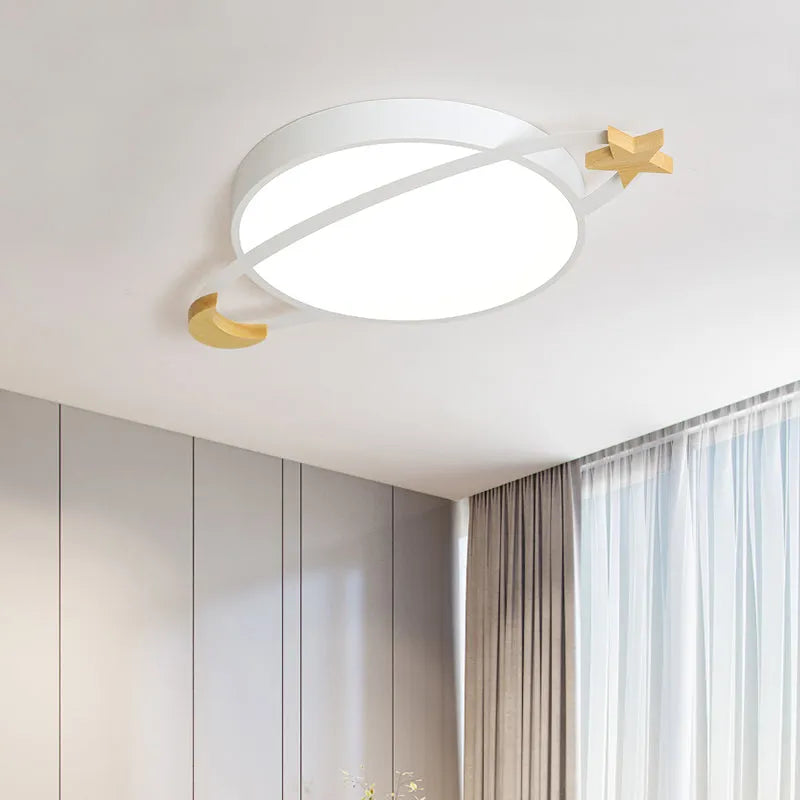 Arisha | Nowoczesna okrągła lampa sufitowa LED z funkcją ściemniania do salonu i sypialni