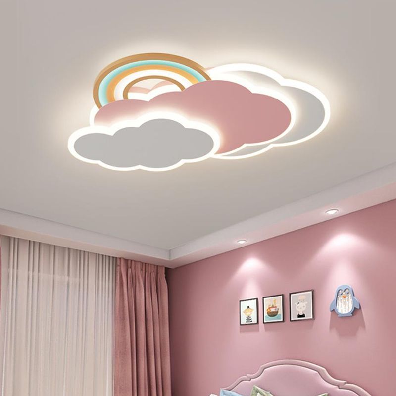 Przytulna, elegancka lampa sufitowa LED do nowoczesnych wnętrz z funkcją zmiany kolorów