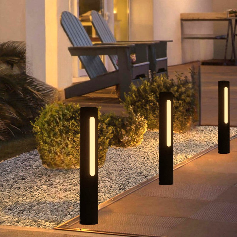 Nowoczesna Zewnętrzna Lampa LED z Metalu i Akrylu do Ochrony Wejścia