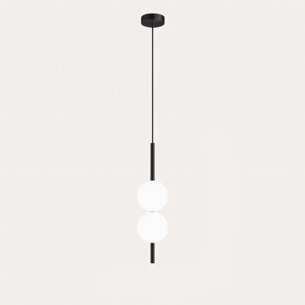 Nordic Glow | Lampa wisząca z akrylową kulą i regulowaną wysokością zawieszenia