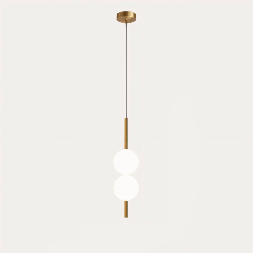 Nordic Glow | Lampa wisząca z akrylową kulą i regulowaną wysokością zawieszenia