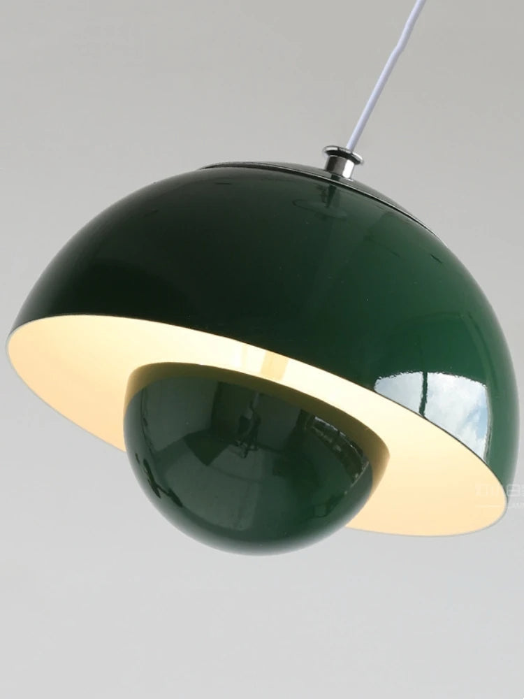 Modern Pendant Lighting | Metalowa lampa wisząca LED w kształcie pąka kwiatu