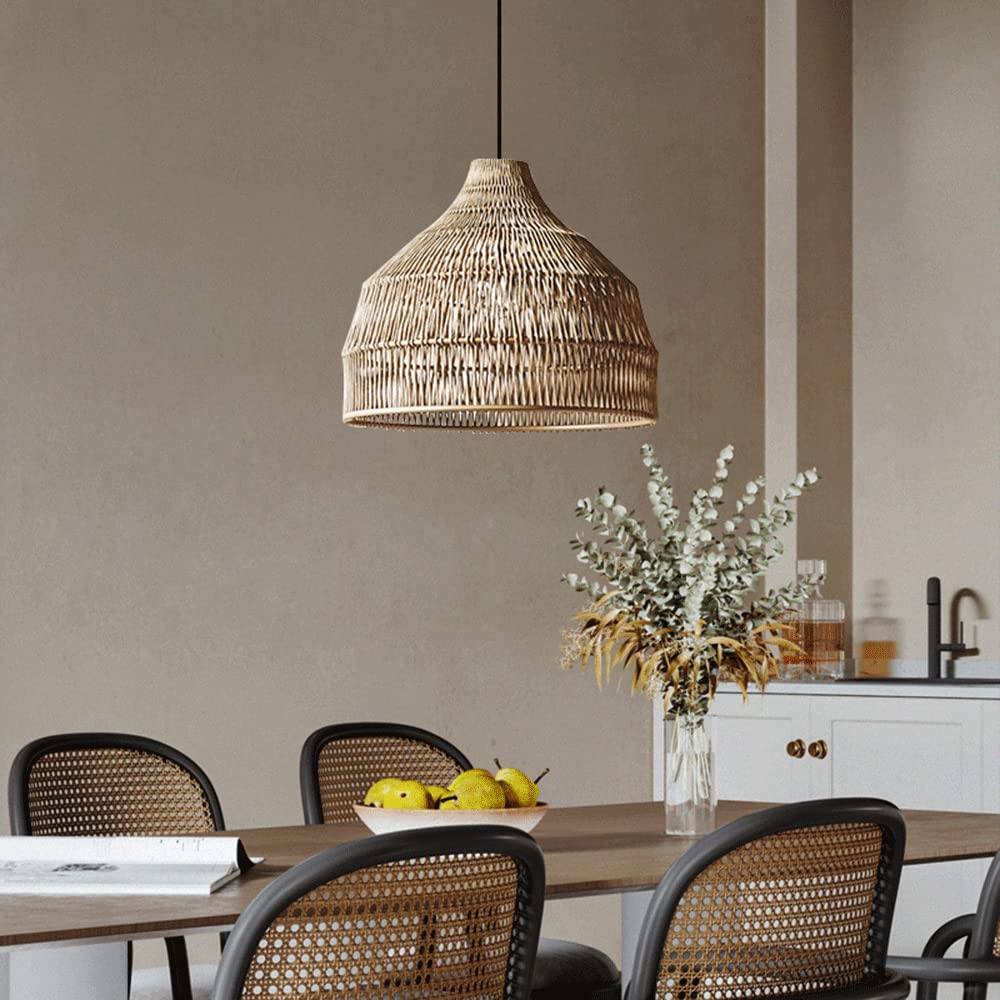 Muto | Przytulna, elegancka lampa wisząca z rattanu do nowoczesnych wnętrz
