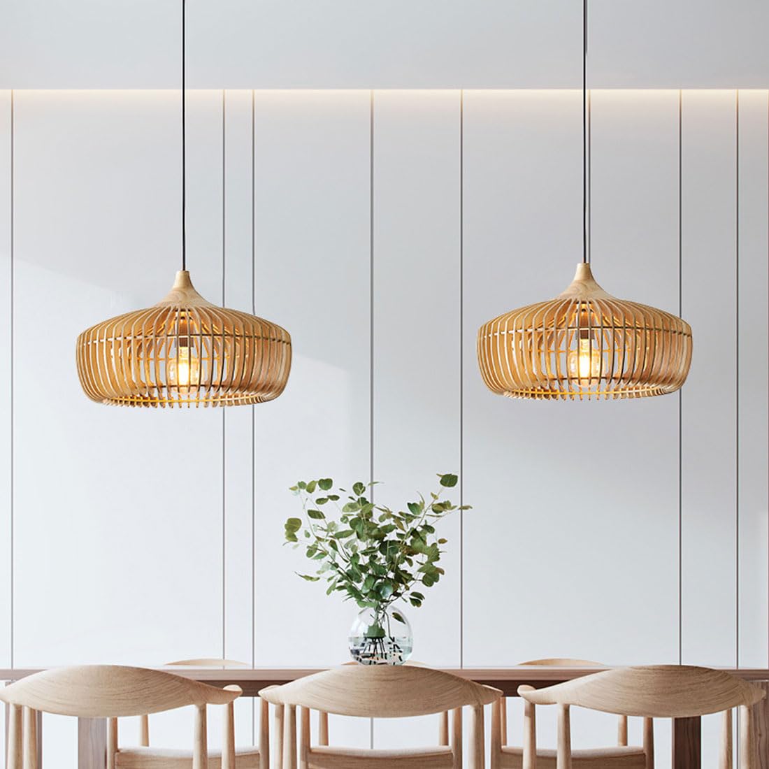 Muto | Przytulna, elegancka lampa wisząca w stylu japandi do nowoczesnych wnętrz