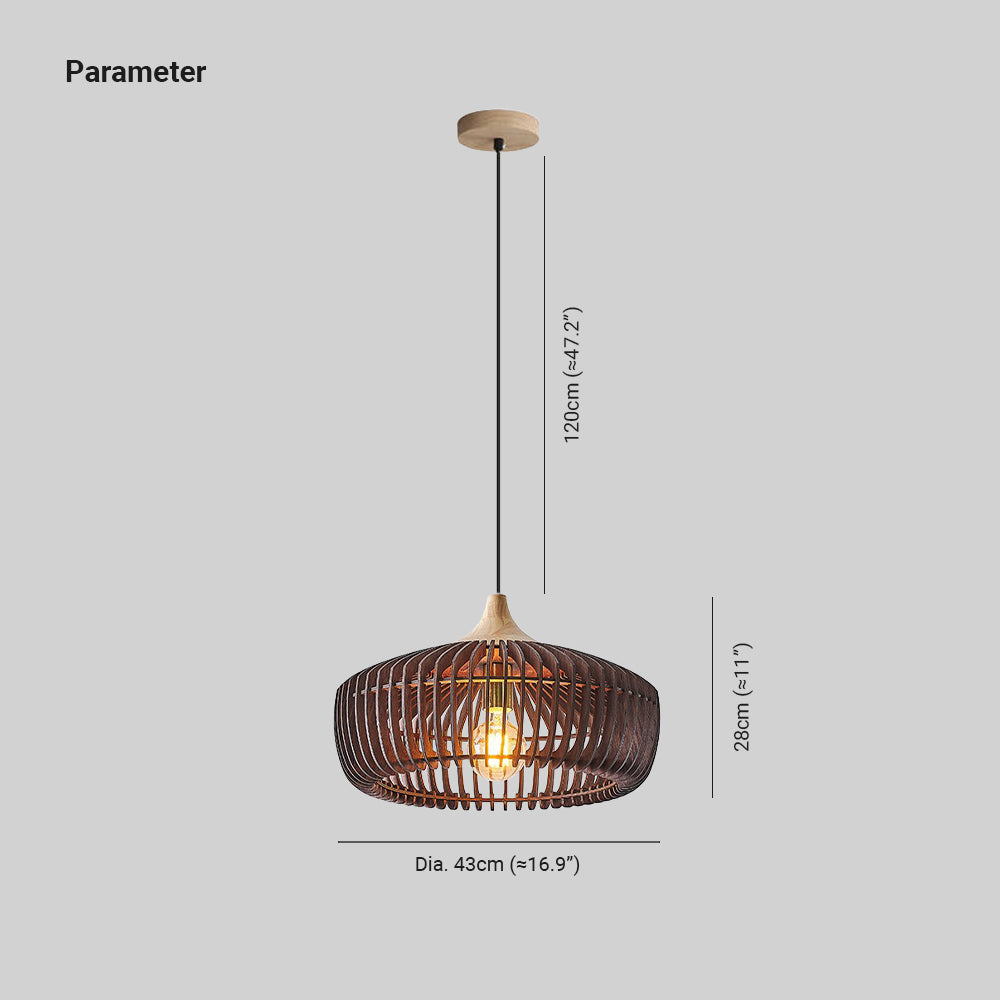 Muto | Przytulna, elegancka lampa wisząca w stylu japandi do nowoczesnych wnętrz