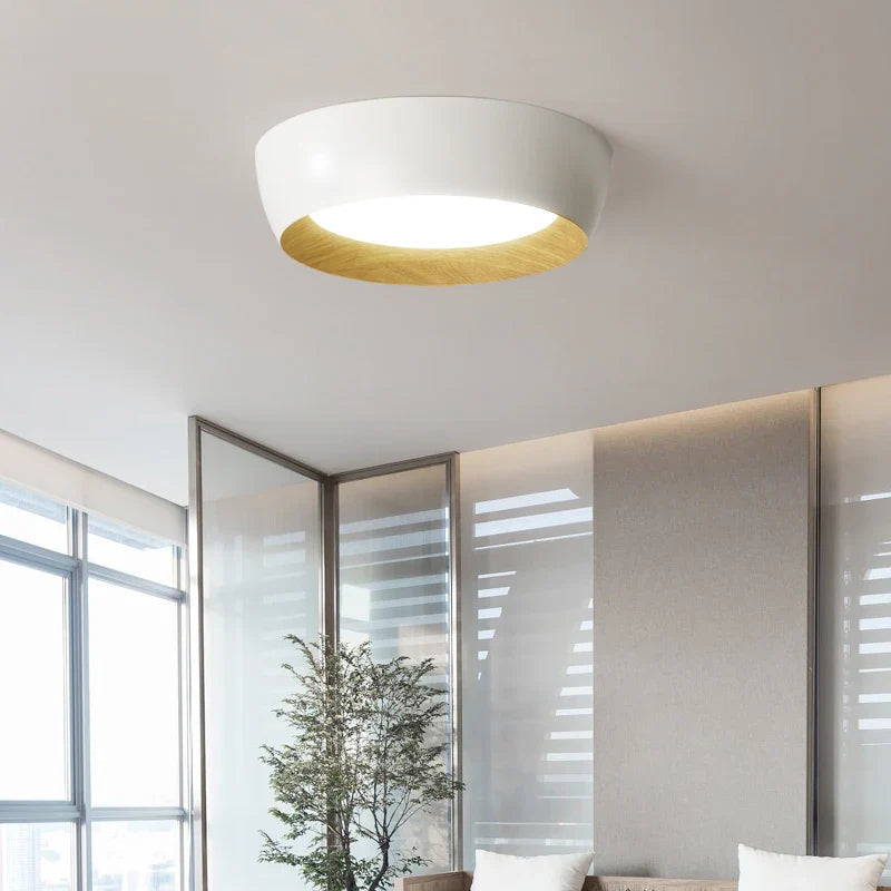NordicGlow | Stylowa minimalistyczna lampa sufitowa LED typu flush mount