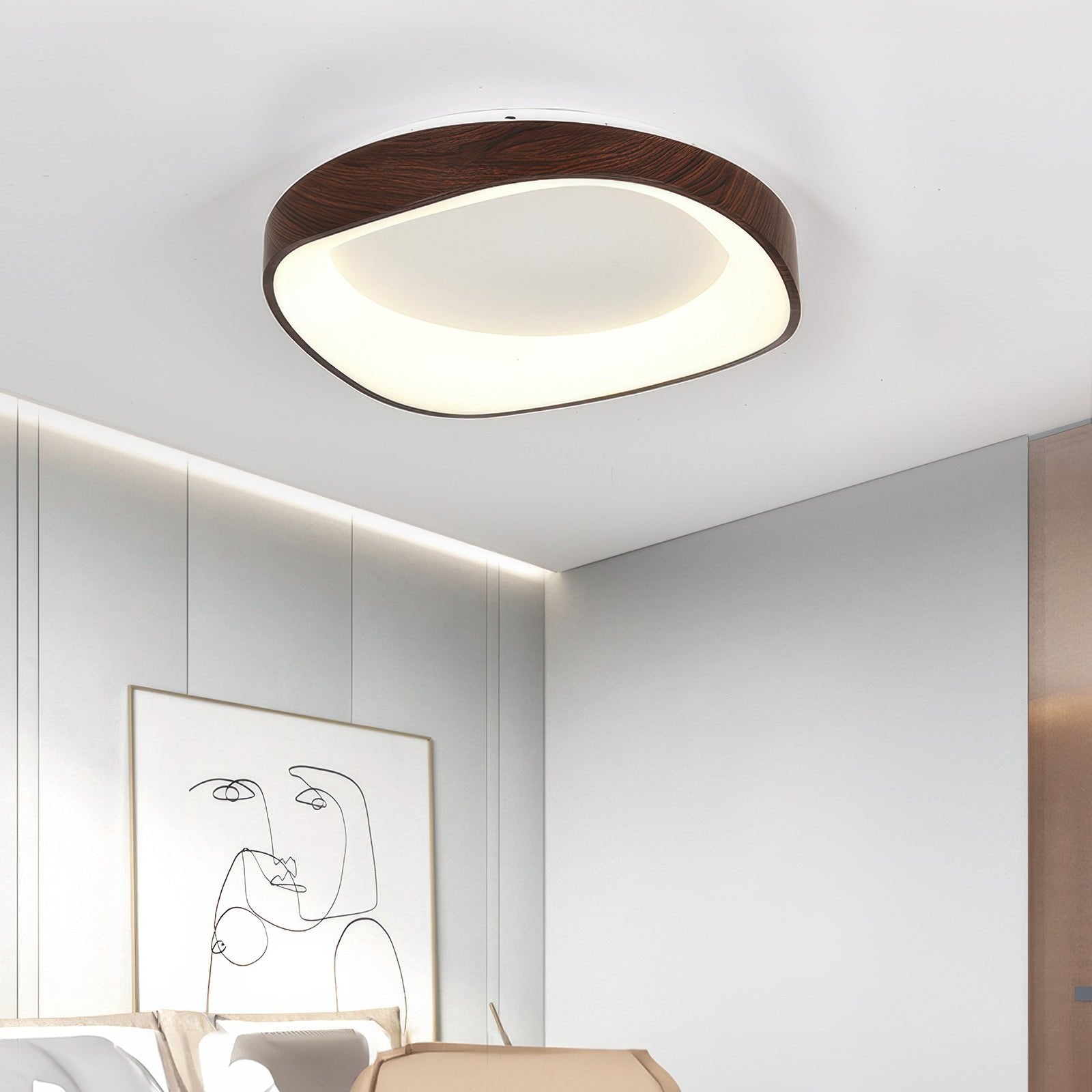 NordicWood | Elegancka minimalistyczna lampa sufitowa