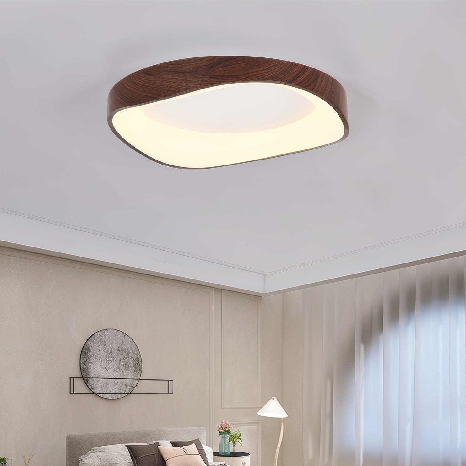 NordicWood | Elegancka minimalistyczna lampa sufitowa
