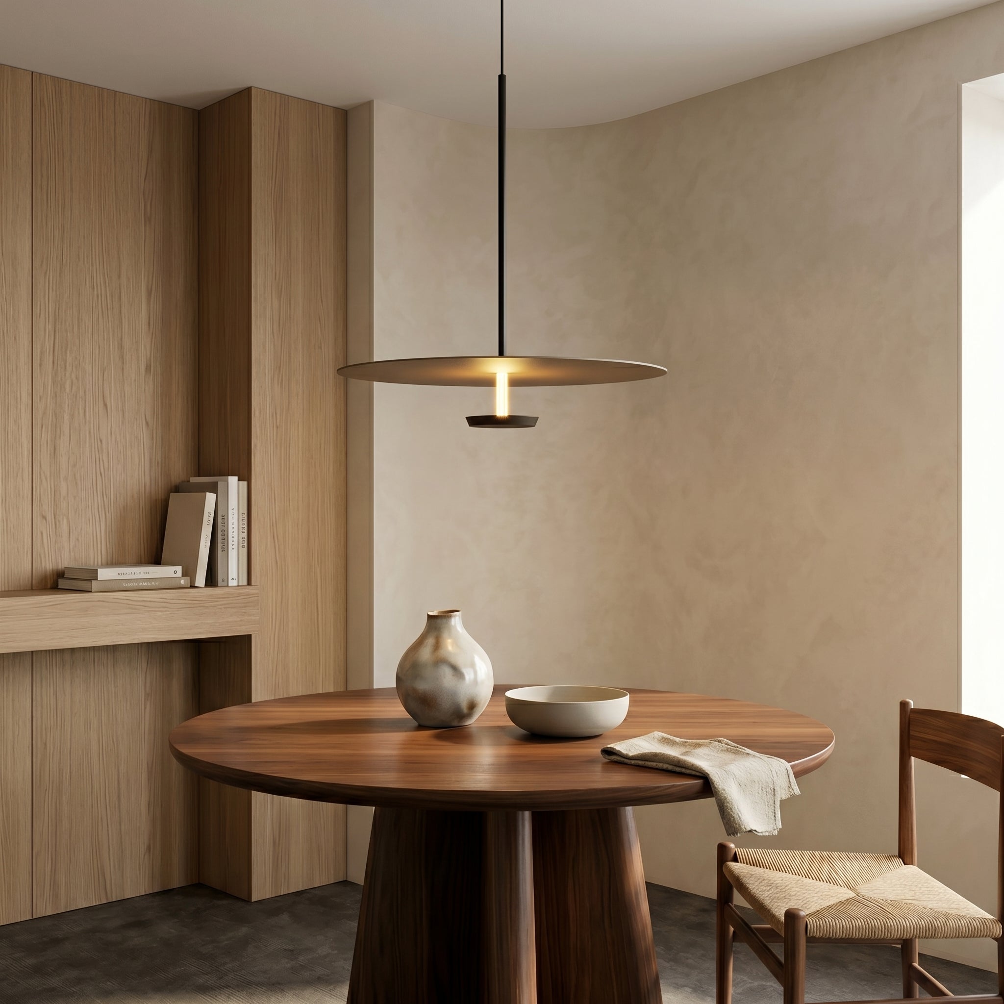 Nordic Collection | Przytulna, elegancka czarna lampa wisząca do nowoczesnych wnętrz