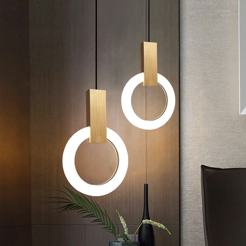 Nordic Elegance | Lampa wisząca LED o minimalistycznym designie | Idealna do nowoczesnych wnętrz