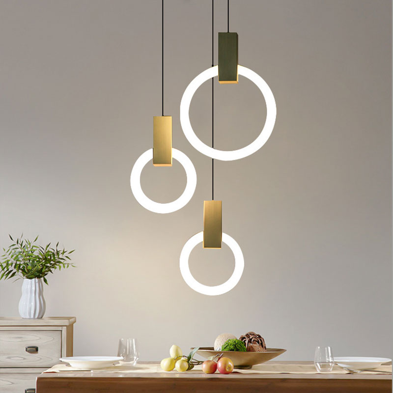 Nordic Elegance | Lampa wisząca LED o minimalistycznym designie | Idealna do nowoczesnych wnętrz