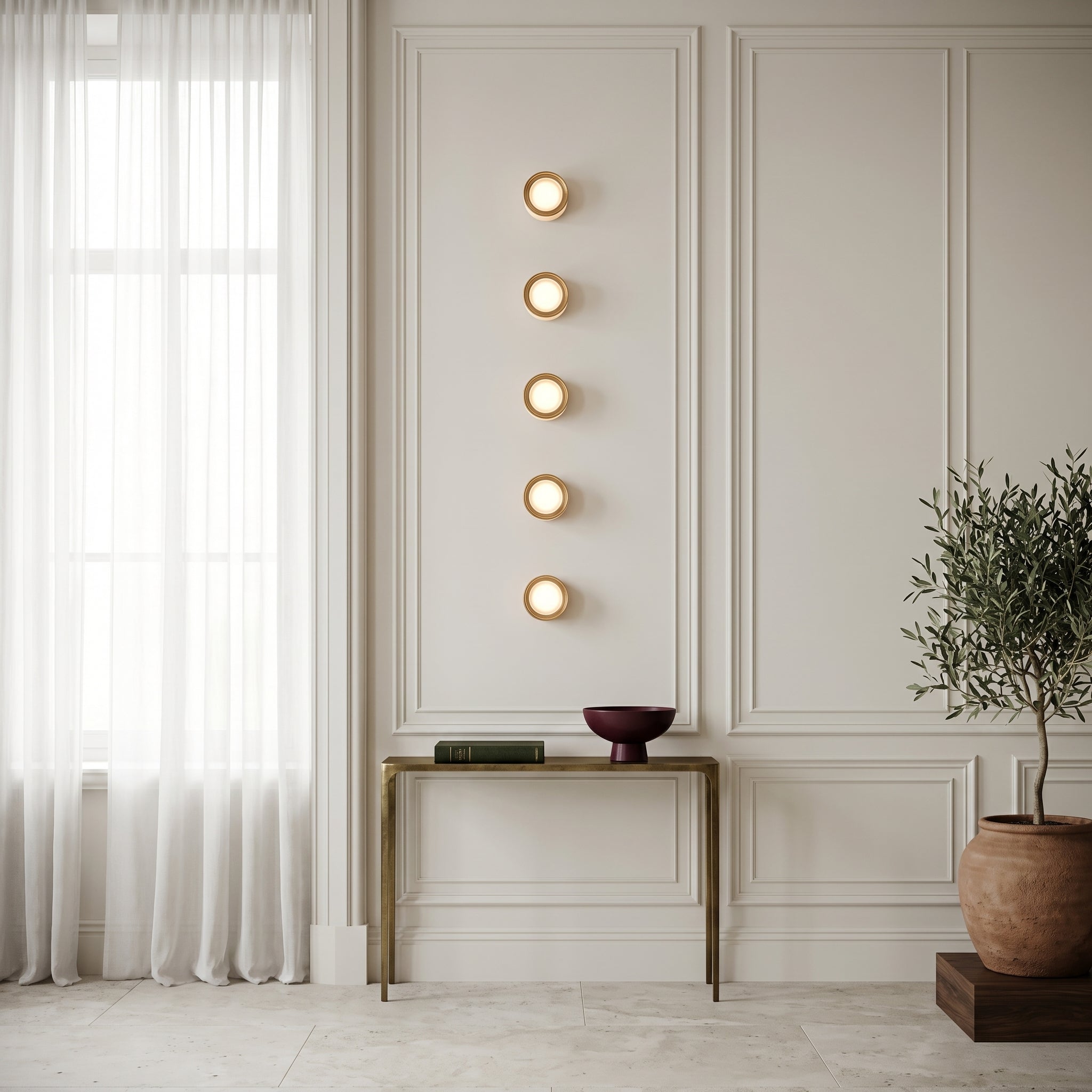 Nordic Luminous | Lampa ścienna z wbudowanym czujnikiem światła | Minimalistyczne oświetlenie o ciepłej, nastrojowej poświacie