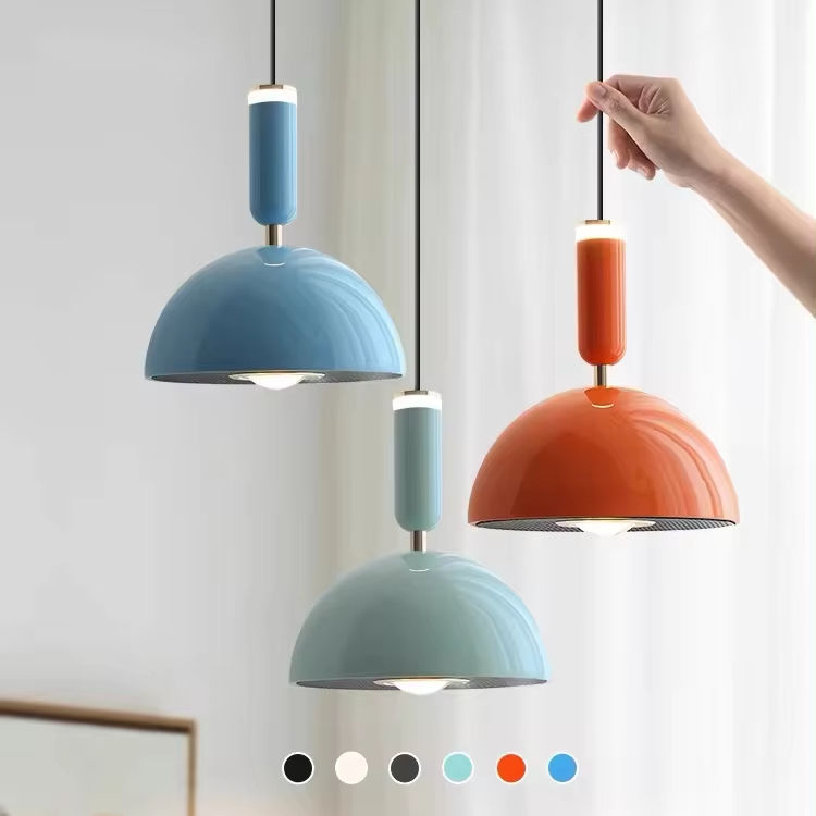 Nordic Macaron | Minimalistyczna lampa wisząca do kuchni | Oświetlenie LED do nowoczesnych wnętrz