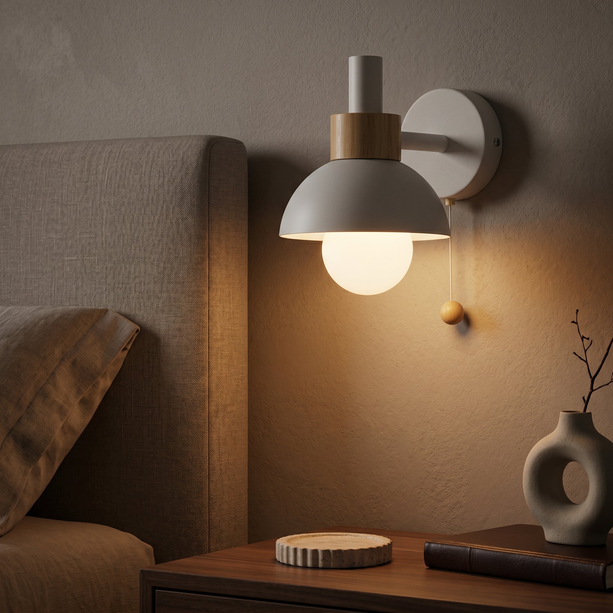 Floral | Kwiatowa Lampa Stołowa Vintage – Dekoracyjna Lampka do Sypialni i Salonu