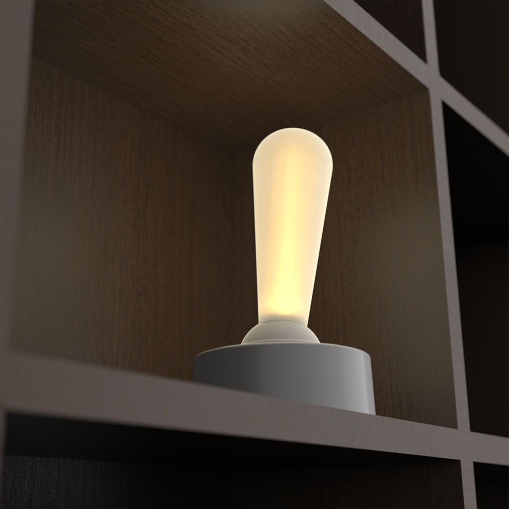 Lampa stołowa Retro Lever Switch | Bezprzewodowa konstrukcja z dwoma poziomami jasności | Uniwersalne oświetlenie na stolik nocny i biurko