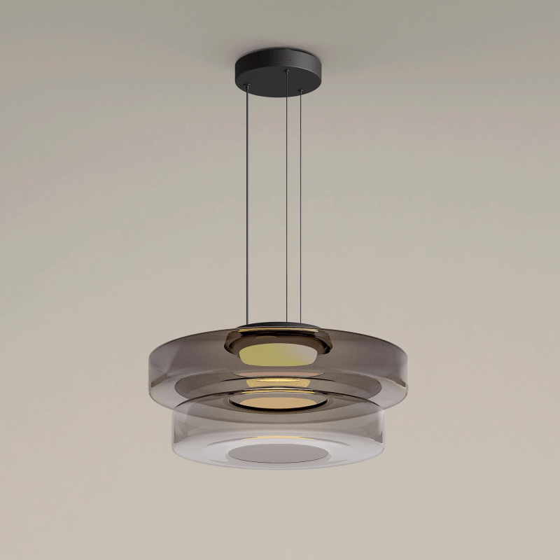 Styl Bauhaus | Lampa Wisząca z Regulowanym Sznurkiem i Szklanym Kloszem | Elegancka Lampa do Salonów i Nad Stół 13