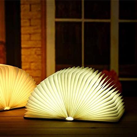 Lampka LED w Kształcie Książki z Czujnikiem Dotykowym | Dekoracyjna Lampka Nocna