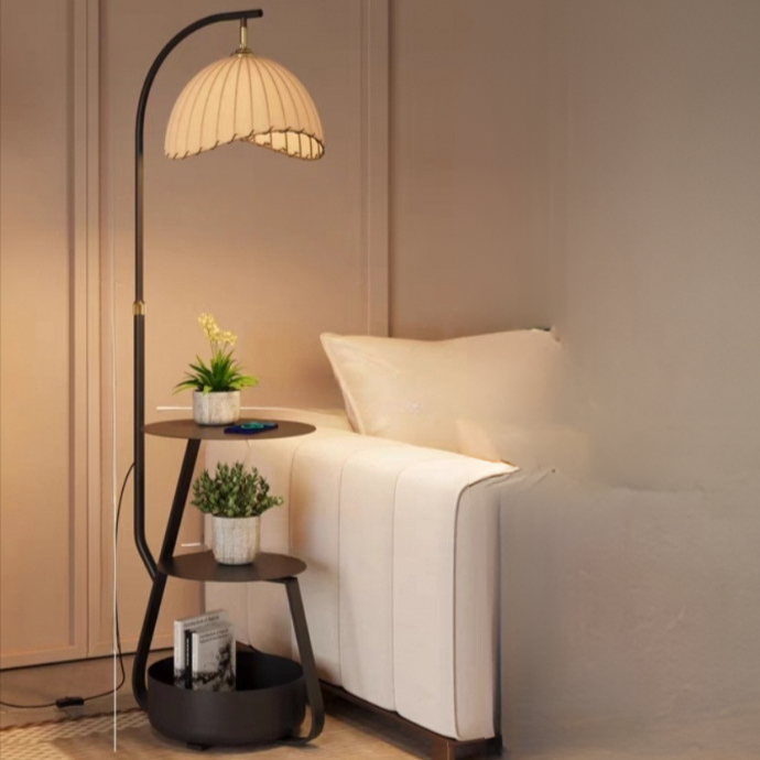Zen Elegance | Japońska lampa stołowa LED do sypialni w stylu japandi