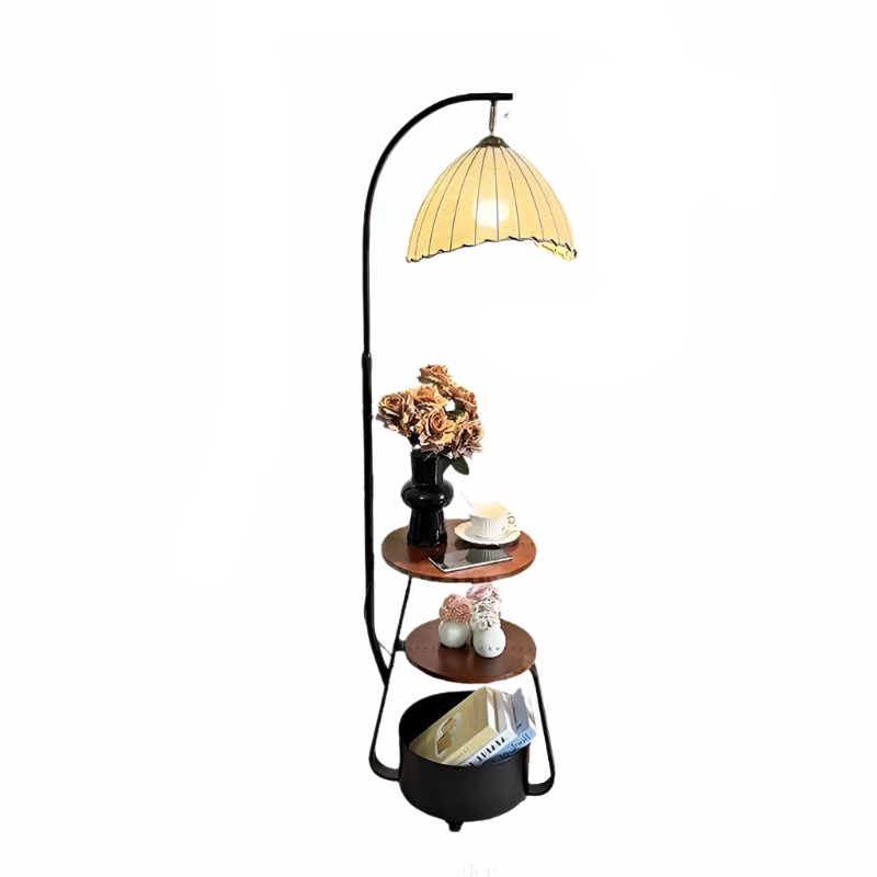 Zen Elegance | Japońska lampa stołowa LED do sypialni w stylu japandi