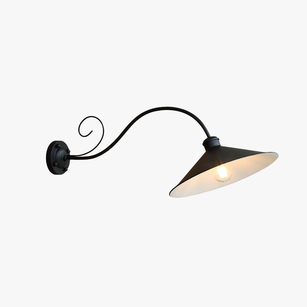 Alessio Vintage Outdoor Wall Light | Waterproof IP65 Metal Sconce for Courtyards & Terraces