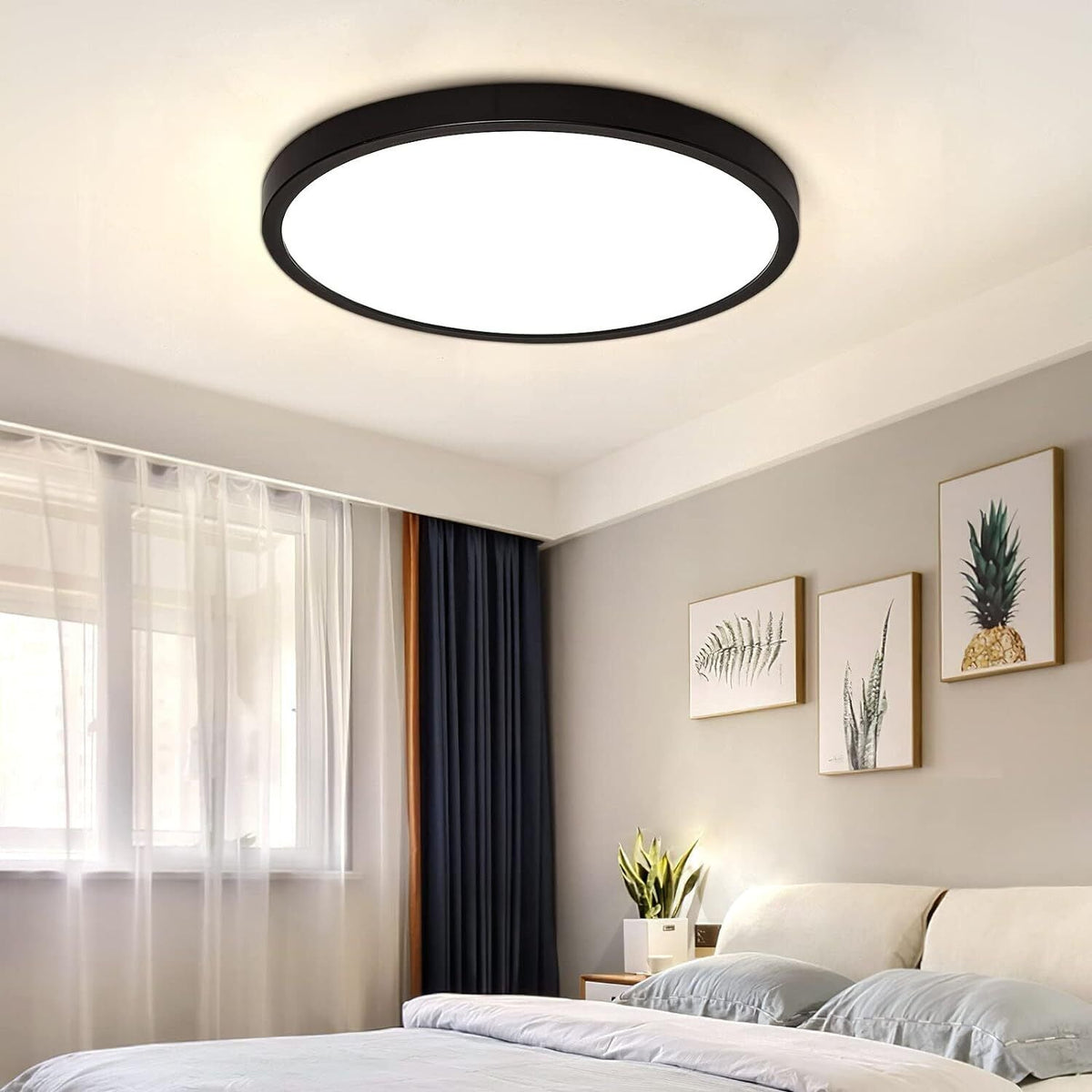 AquaGlow | Wodoodporna Lampa Sufitowa LED IP66 do Łazienki i Wnętrz o Podwyższonej Wilgotności