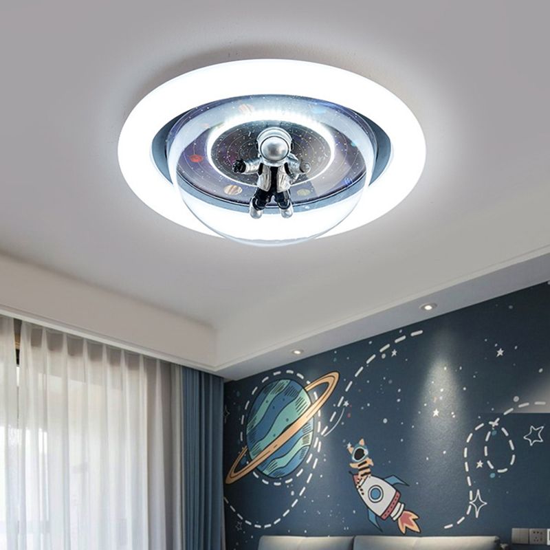 Aria Galaxy - lampa sufitowa z motywem astronauty do pokoju dziecięcego