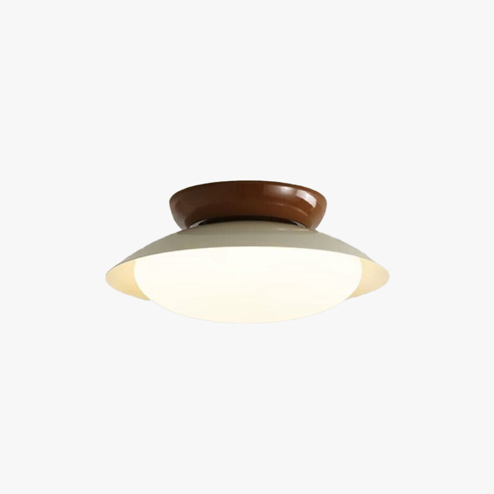 Lampa sufitowa Aurora LED w kształcie misy | Designerska lampa retro do salonu, sypialni i jadalni
