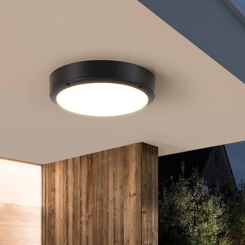 Zewnętrzna lampa sufitowa LED IP65 | Wodoodporna lampa na taras, balkon i wejście do domu