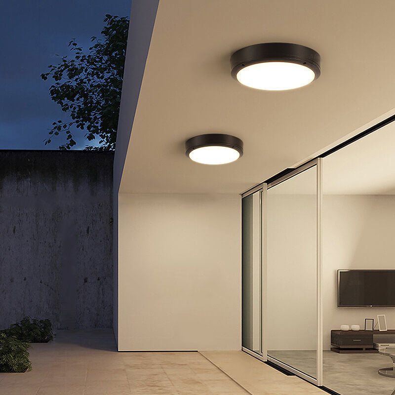 Zewnętrzna lampa sufitowa LED IP65 | Wodoodporna lampa na taras, balkon i wejście do domu