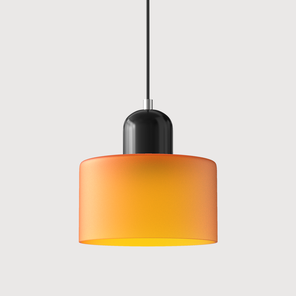 Kolekcja Bauhaus | Szklana Lampa Wisząca z Regulowaną Długością Zawieszenia do Kuchni