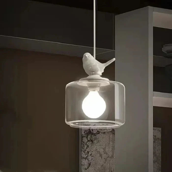 Bird | Lampa Wisząca z Motywem Ptaków – Elegancki Design do Salonu i Jadalni