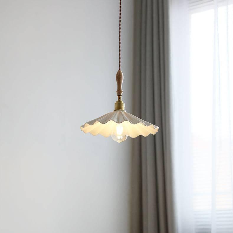 Lampa wisząca nad wyspę kuchenną | Ceramiczna designerska lampa sufitowa E27 do kuchni i jadalni