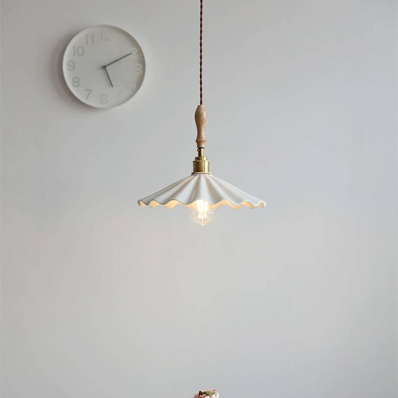 Lampa wisząca nad wyspę kuchenną | Ceramiczna designerska lampa sufitowa E27 do kuchni i jadalni