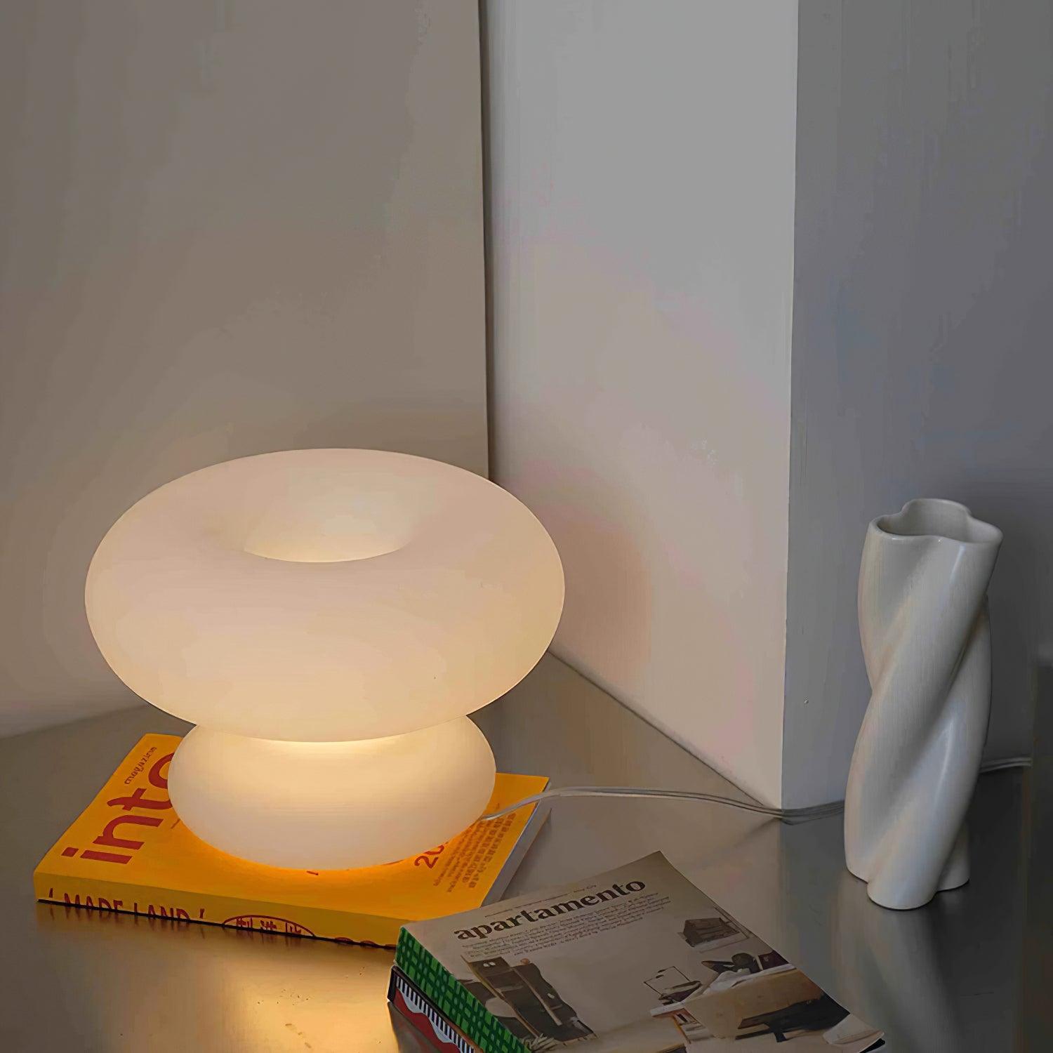 Donut | Designerska Lampa Stołowa E14/G9 – Nowoczesna Lampa do Salonu i Sypialni