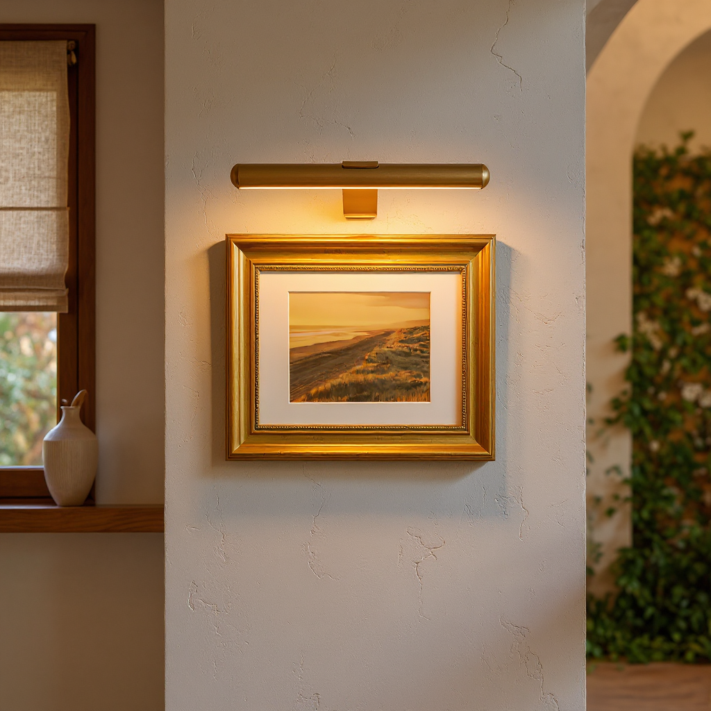 Galerie | Bezprzewodowa Regulowana Lampka LED do Podswietlania Obrazów