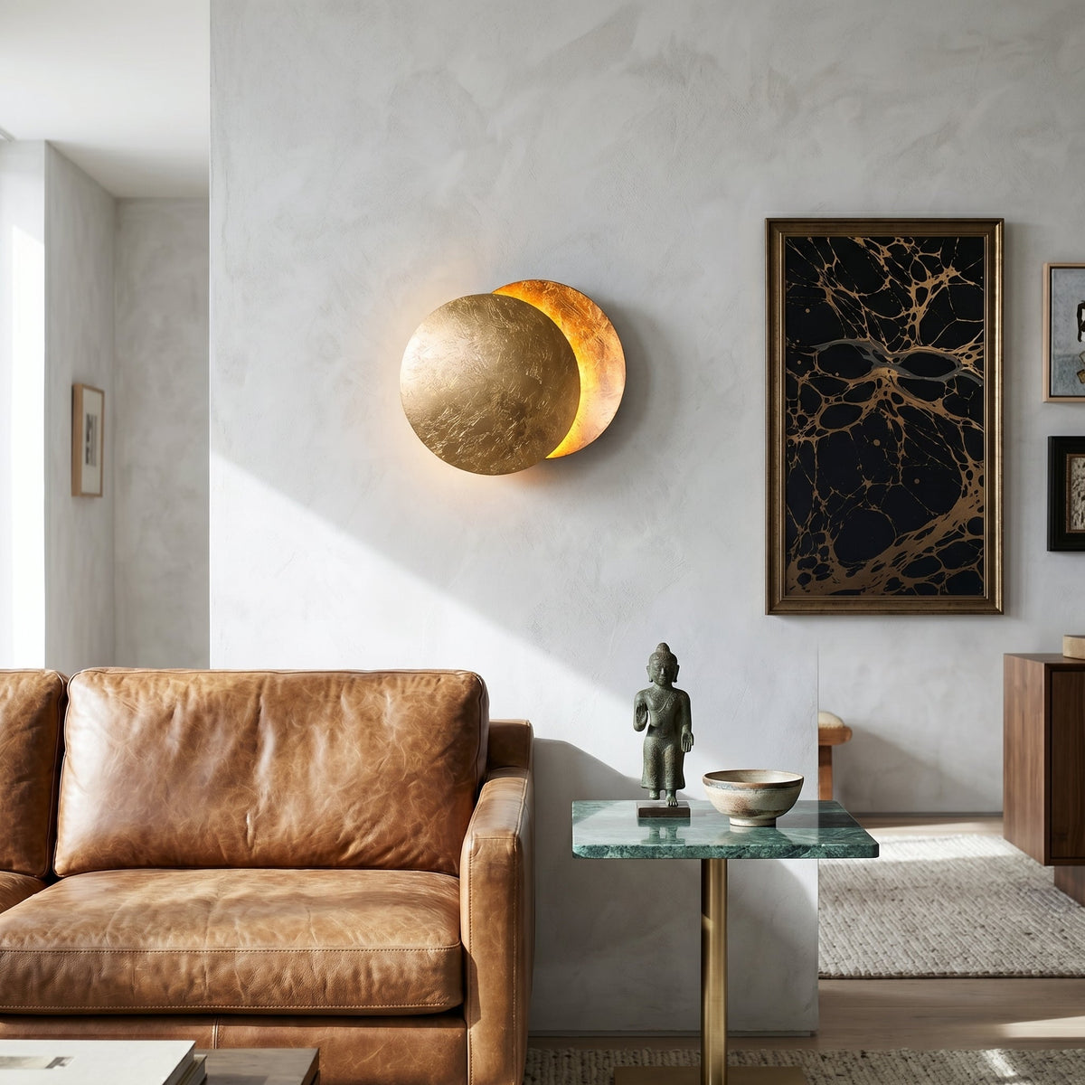 Eclipse Halo Wall Light | Solar Eclipse-Inspired Sculptural LED Sconce