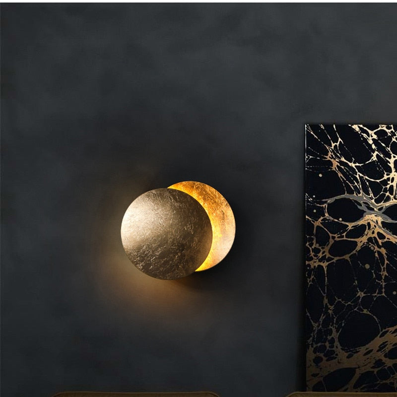 Eclipse Halo Wall Light | Solar Eclipse-Inspired Sculptural LED Sconce