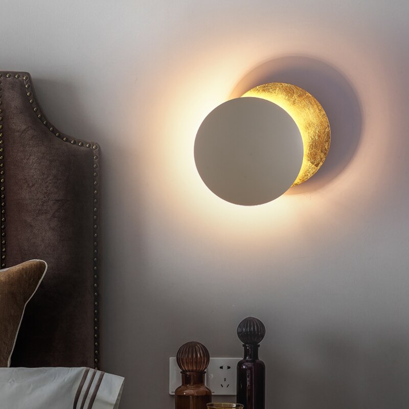 Eclipse Halo Wall Light | Solar Eclipse-Inspired Sculptural LED Sconce