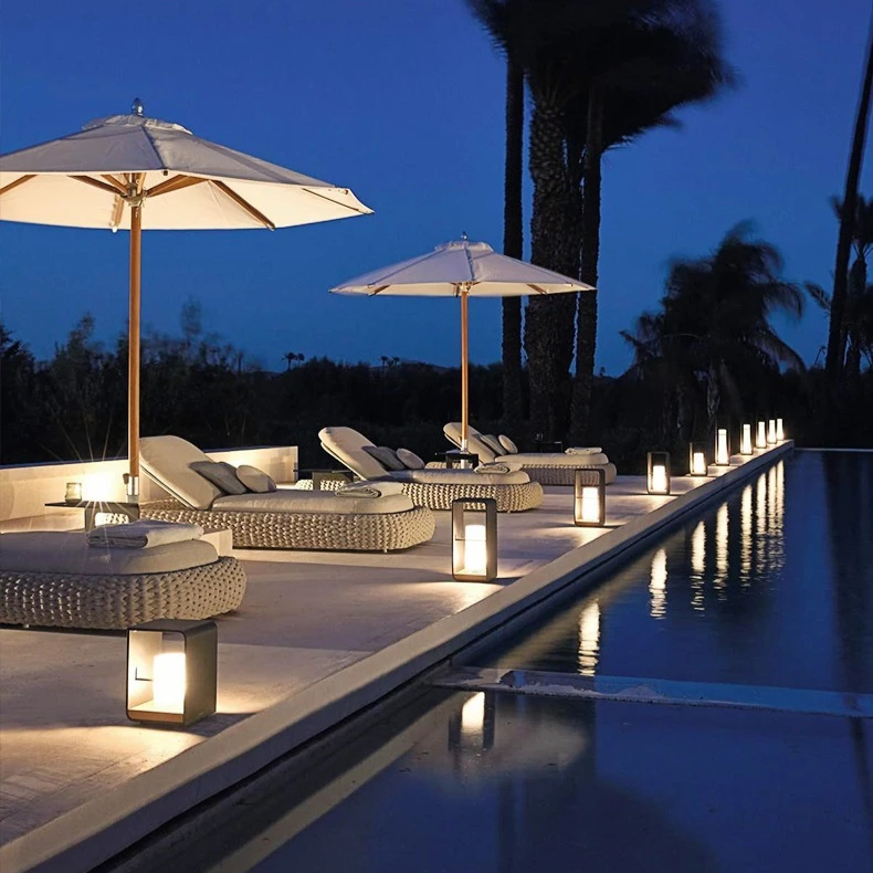 EcoGlow - stylowa wodoodporna solarna lampa tarasowa