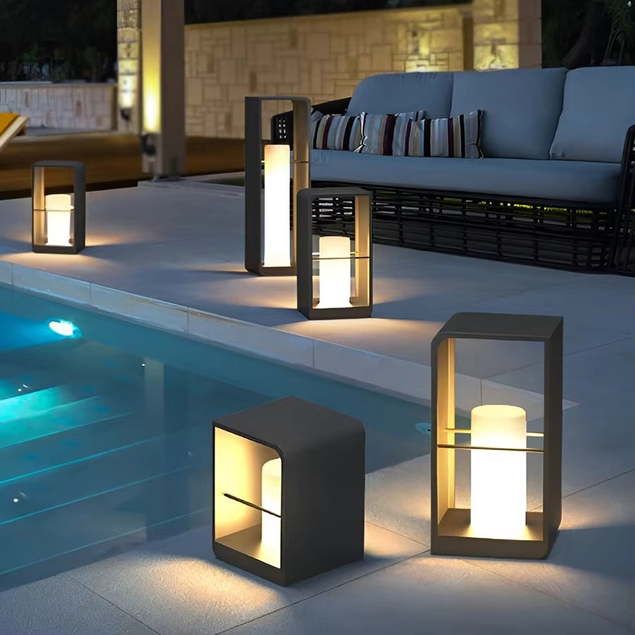 EcoGlow - lampa tarasowa, detal