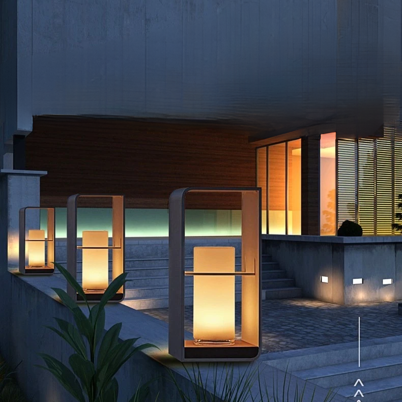EcoGlow | Stylowa Wodoodporna Solarna Lampa Tarasowa LED