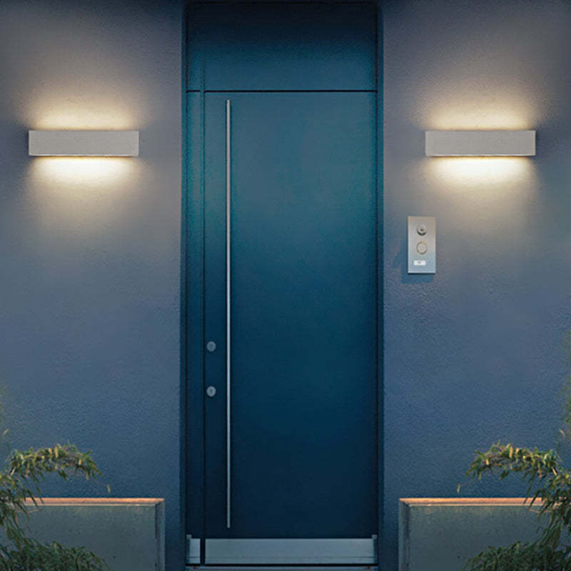 Edge Collection | Zewnętrzna Lampa Ścienna LED z Górnym i Dolnym Oświetleniem na Taras i Ogród