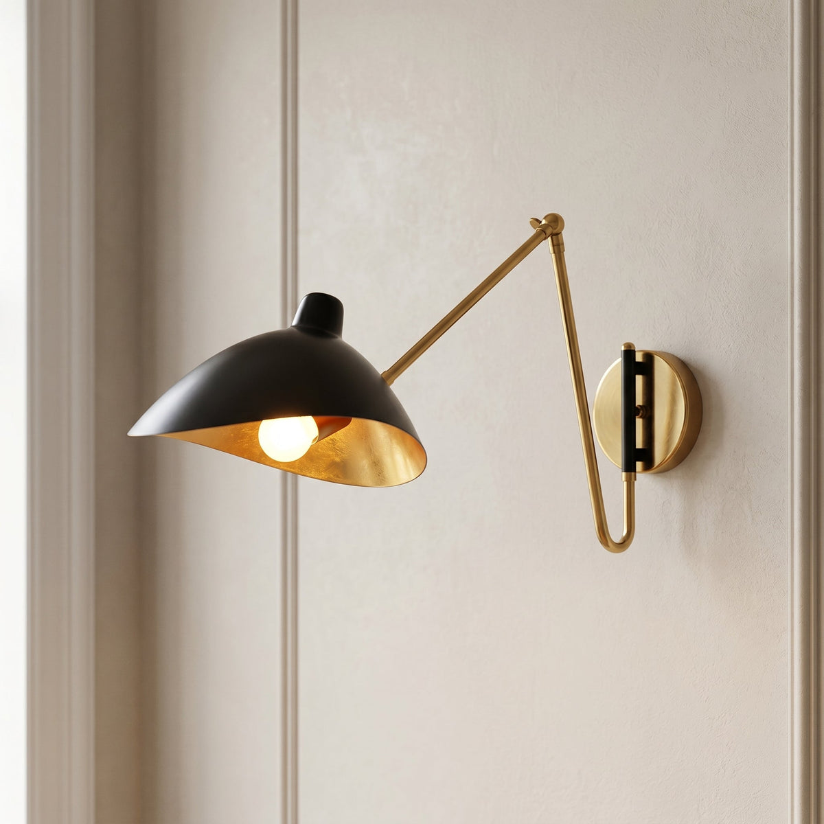 Eldvik Rotatable Wall Sconce | Adjustable Arm Industrial LED Task Light