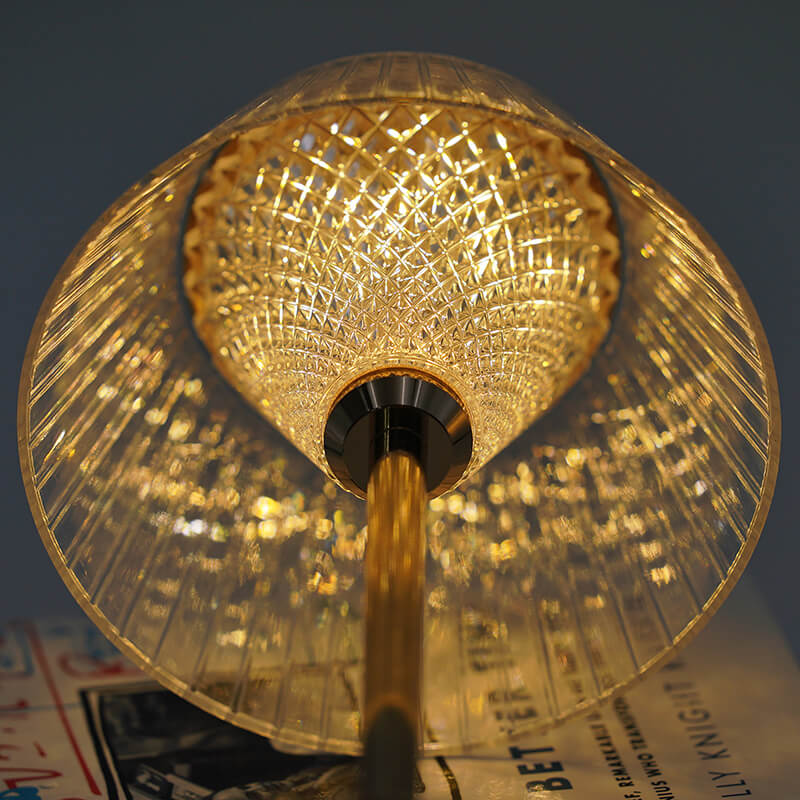 Elegant Crystal | Bezprzewodowa Lampa Stołowa LED – Kryształowa Lampka do Salonu i Sypialni