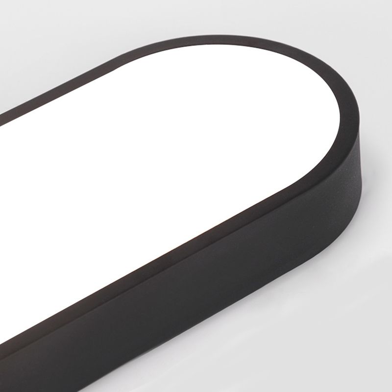 Owalna lampa sufitowa LED Arisha | Designerska nowoczesna lampa do salonu, sypialni i przedpokoju