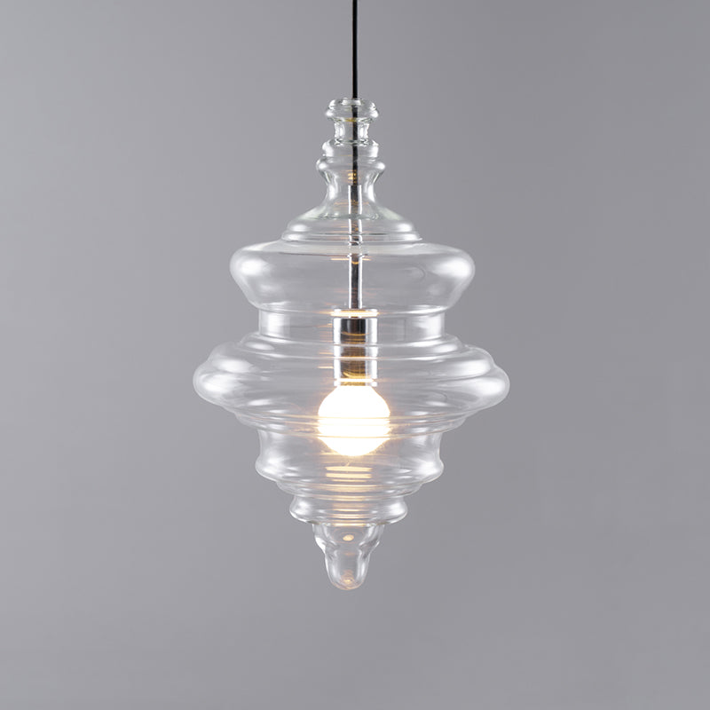 Lumen Collection | Designerska szklana lampa wisząca | Eleganckie oświetlenie do salonu, jadalni i przedpokoju